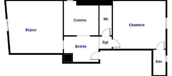 1 chambre Appartement à Le Bourget, France No. 172435 3