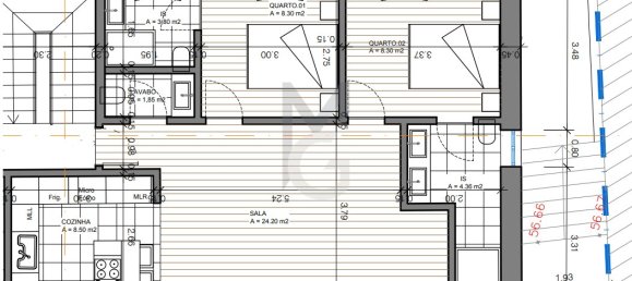 Apartamento de 2 dormitorios en Cascais, Portugal No. 11929 16
