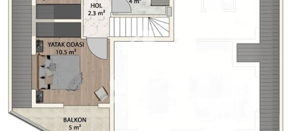 Wohnung 1+1 in Alanya, Turkey, Nr. 14914 16