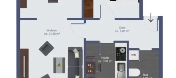 1 bedroom Apartment in Saarpfalz, Germany No. 309528 13