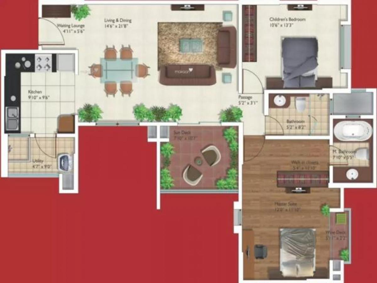 2 bedrooms House in Pune, India No. 10736