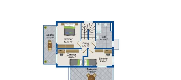 4 rooms Duplex in Mils, Austria No. 181562 30