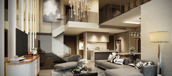 Apartamento com 1 quarto em condomínio em Bangkok, Thailand N.º 7459 2