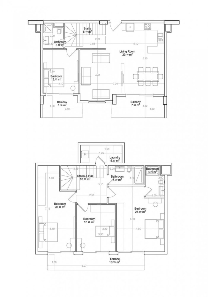 بانتهاوس 3+1 في Yekta Green Life Gazipasa Residence, Gazipasa, Turkey رقم 39553 1