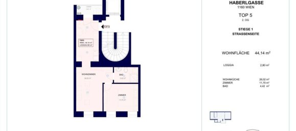 2 rooms Apartment in Ottakring, Austria No. 243929 9