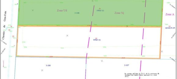 Terreno em Servigny-les-Sainte-Barbe, France 1000 m² N.º 269302 3