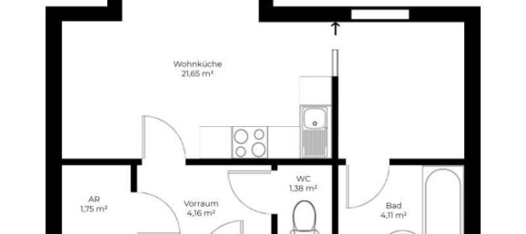 2 rooms Apartment in Favoriten, Austria No. 139101 15