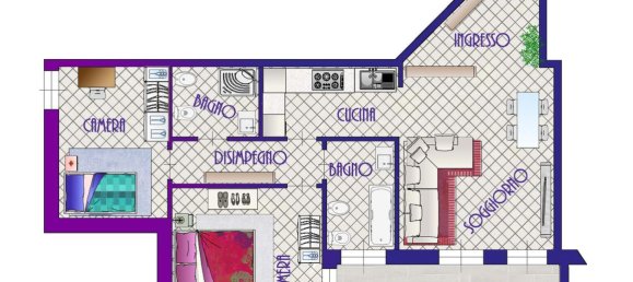 Apartamento de 3 divisões em Paderno d'Adda, Italy N.º 336435 9