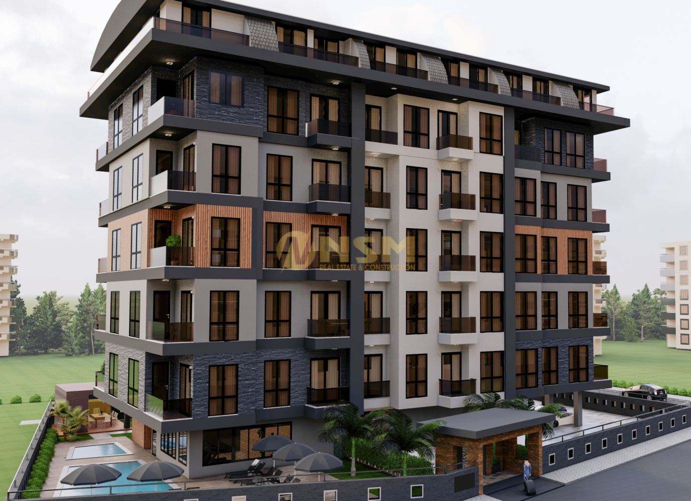 Penthouse 1+1 in Alanya, Turkey No. 1512