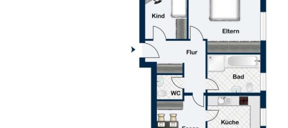 1 غرف نوم شقة في Reutlingen, Germany رقم 80444 12