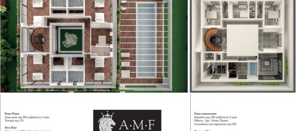 Вилла с 8 спальнями в Форте деи Марми, Италия № 229148 15