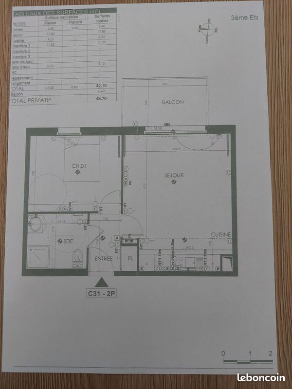 1 غرف نوم شقة في Rennes, France رقم 330241