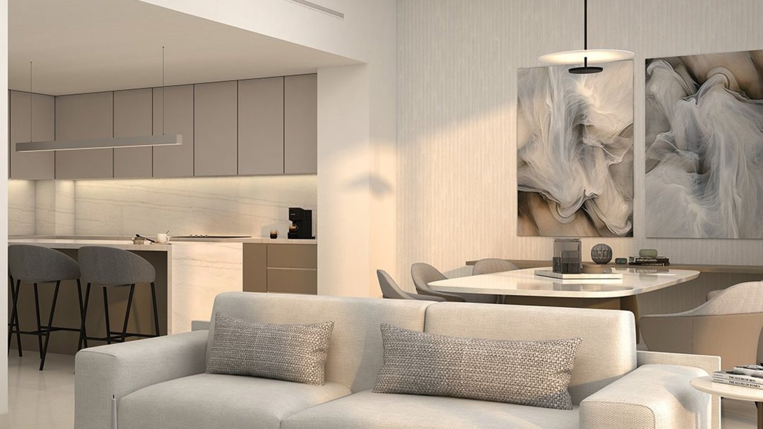 Квартира с 2 спальнями в VISTA BY PRESTIGE ONE, Dubai Sports City, ОАЭ № 60320