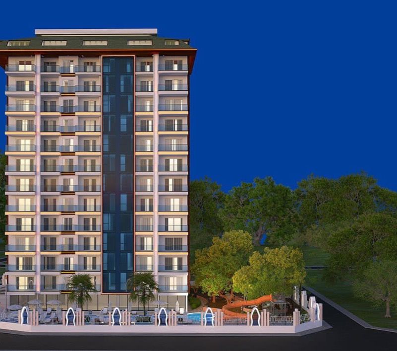 Квартира 1+1 в Аланья, Турция № 23198