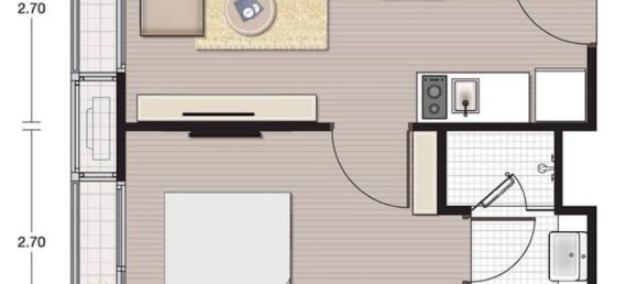 1 bedroom Condo in Bangkok, Thailand No. 2532 10