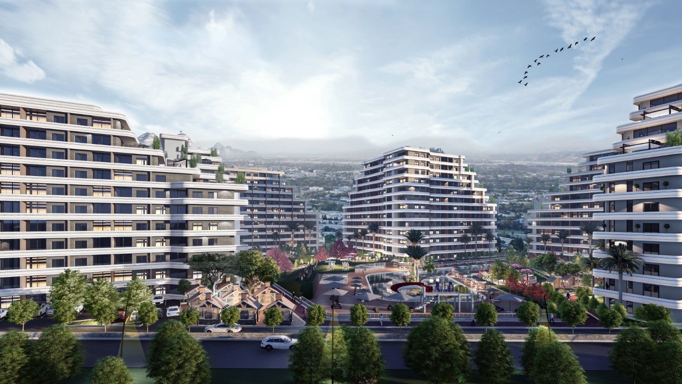 Квартира 1+1 в Мерсин, Турция № 31000