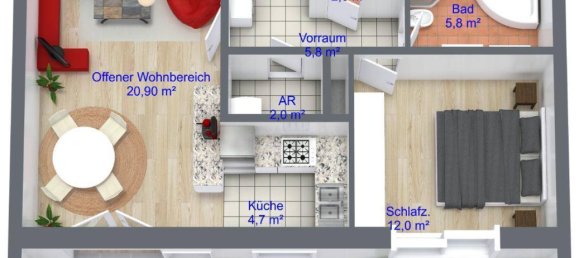 1 bedroom Apartment in Leobersdorf, Austria No. 77261 19