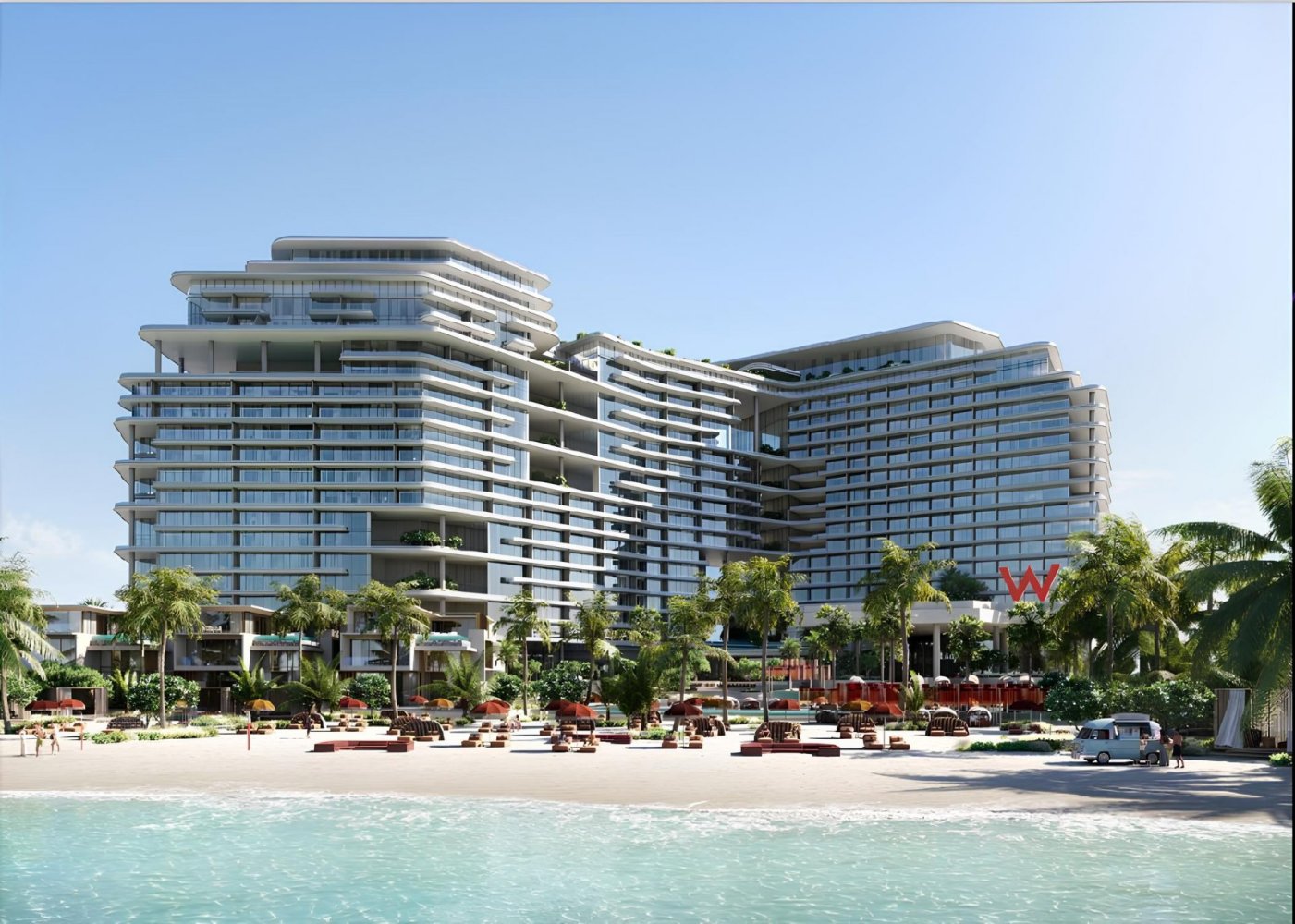 Квартира с 1 спальней в W Hotel & Residences, Al Marjan Island, ОАЭ № 68819
