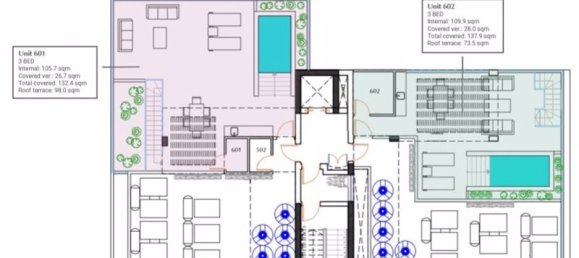 3 dormitorios apartamento en venta en Larnaca, Larnaka, Cyprus № 9292 14
