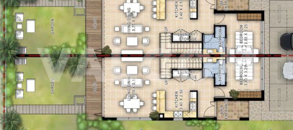 Moradia em banda T4 em DAMAC Hills (Akoya by DAMAC), UAE N.º 12799 13