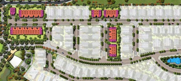 Moradia em banda T4 em DAMAC Hills (Akoya by DAMAC), UAE N.º 12799 15