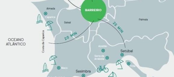 2 غرف نوم شقة في Barreiro, Portugal رقم 144225 22