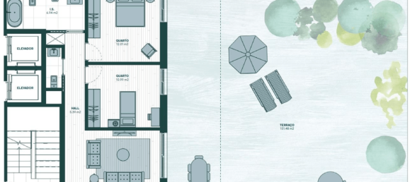 2 غرف نوم شقة في Barreiro, Portugal رقم 144225 18