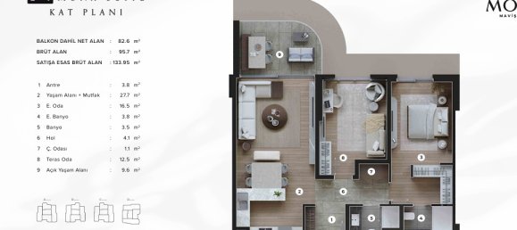 Apartamento de 3+1 en Izmir, Turkey No. 40601 16