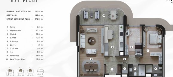 Apartamento de 3+1 en Izmir, Turkey No. 40601 23