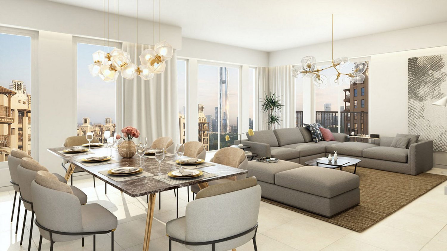 Квартира с 3 спальнями в MADINAT JUMEIRAH LIVING, Умм-Сукейм, ОАЭ № 58107