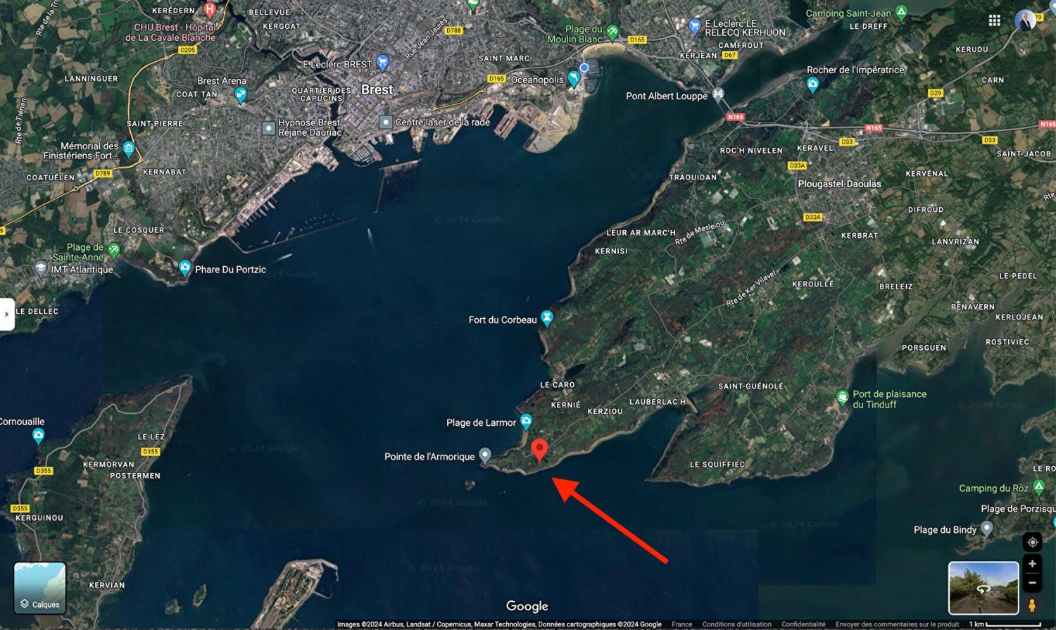 3 غرف نوم منزل في Plougastel-Daoulas, France رقم 202734