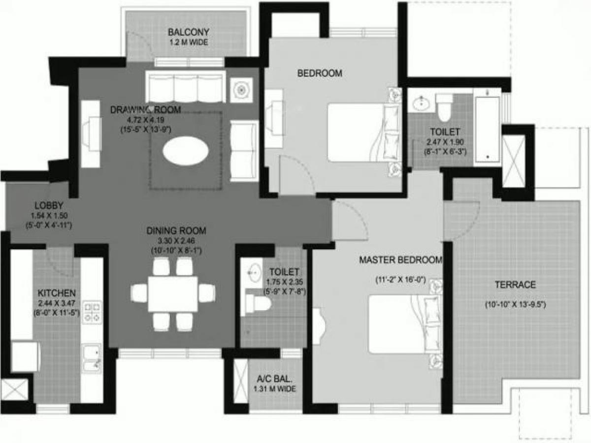 Casa T2 em Gurgaon, India N.º 19732