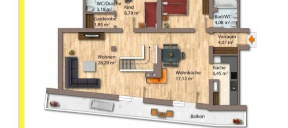 4غرفة شقة في Saalfelden am Steinernen Meer, Austria رقم 137016 16