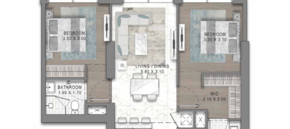 2 Schlafzimmer Wohnung in Dubai, UAE, Nr. 96092 19