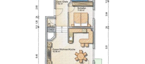 1 chambre Appartement à Heilbronn, Germany No. 71890 5