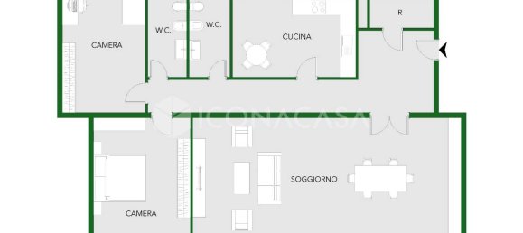 4-Zimmer Wohnung in Milan, Italy, Nr. 339235 41