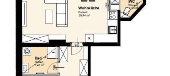 Apartamento de 2 habitaciónes en Margareten, Austria No. 186063 6