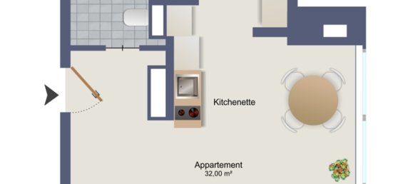 1 Schlafzimmer Wohnung in München, Germany, Nr. 154349 7