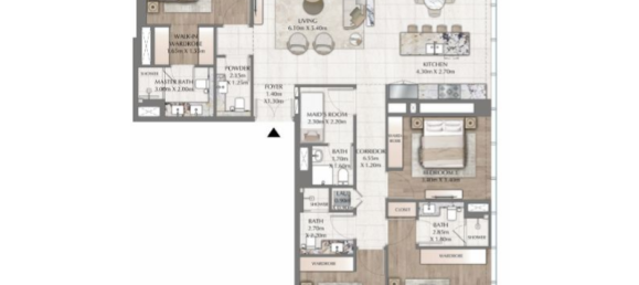 Studio à Downtown Dubai (Downtown Burj Dubai), UAE No. 121459 11