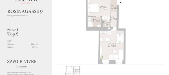 2 rooms Apartment in Rudolfsheim-Funfhaus, Austria No. 247189 11