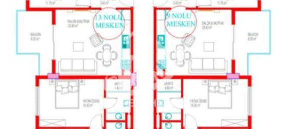 Apartment 1+1 in Oba, Turkey No. 10668 2