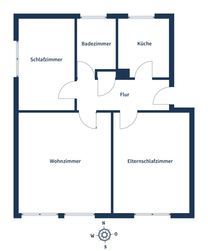 2 Schlafzimmer Wohnung in Heilbronn, Germany, Nr. 109802