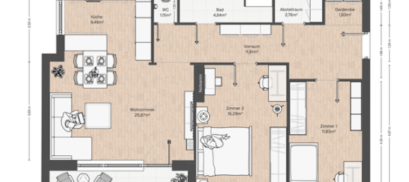 Apartamento de 3 habitaciónes en Maria Enzersdorf, Austria No. 248981 13