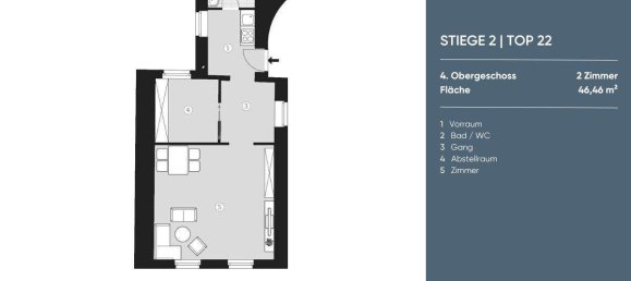 2 rooms Apartment in Neubau, Austria No. 154407 15