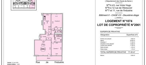 Apartamento T2 em Courbevoie, France N.º 352006 9