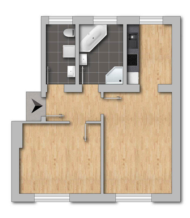 2-salle Appartement à Krems an der Donau, Austria No. 132174