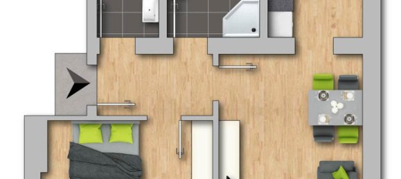 2-salle Appartement à Krems an der Donau, Austria No. 132174 3