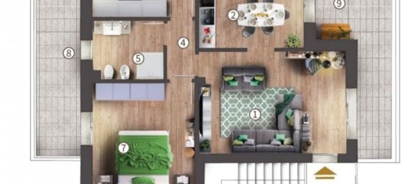 3 rooms Duplex in Campi Bisenzio, Italy No. 10834 15