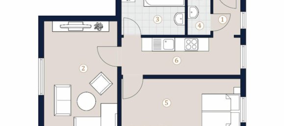 2 rooms Apartment in Wieden, Austria No. 152761 15