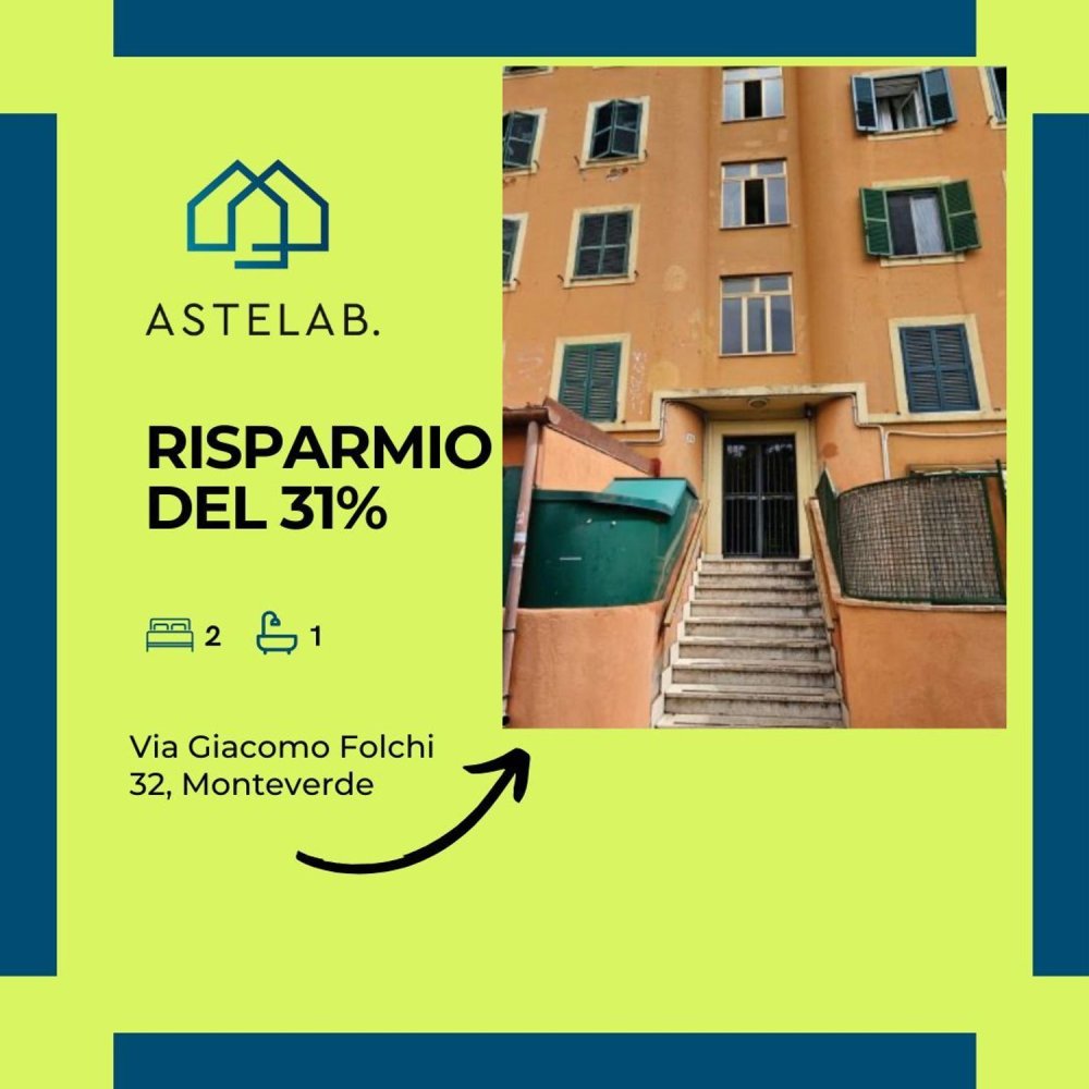 2-Zimmer Wohnung in Rome, Italy, Nr. 297249
